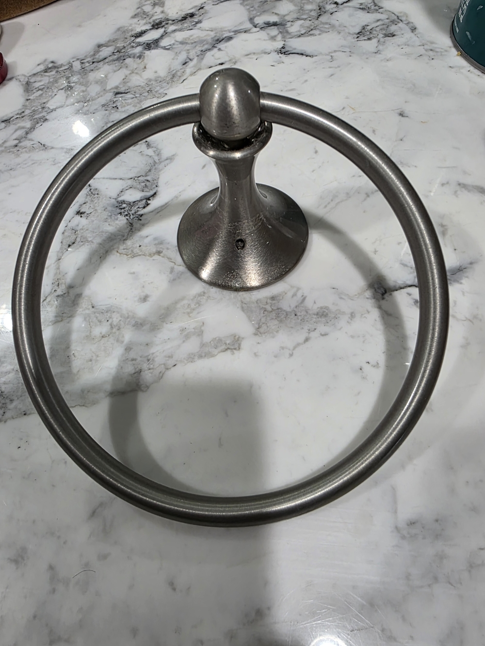 Brushed Nickel Towel Ring - Stainless Finish